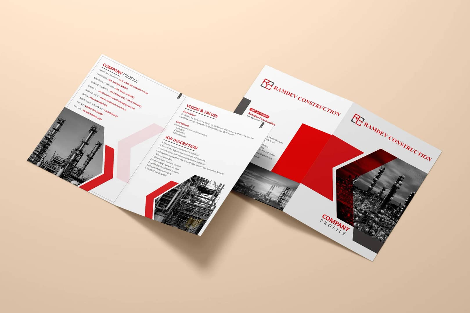 Brochure Design Portfolio in vadodara