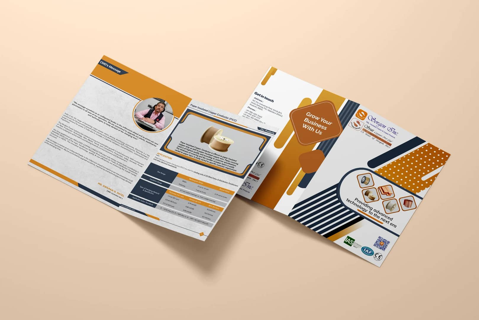 brochure design portfolio in vadodara